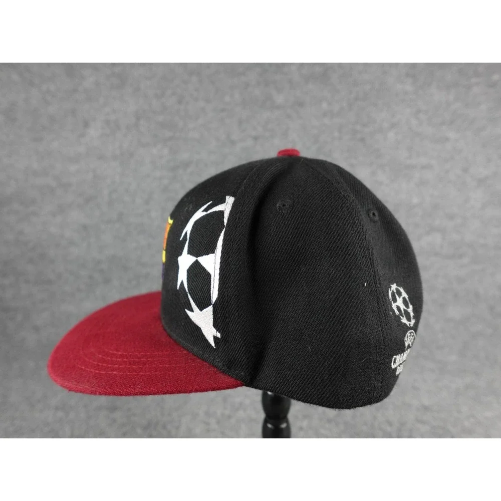 FC Barcelona UEFA Champions League‎ Snapback Hat Black Red Football Soccer